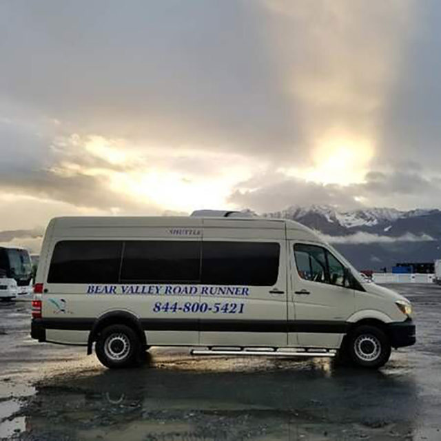 Bear Valley Road Runner tour van